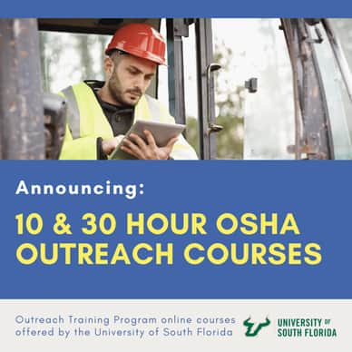 Architects Training Institute Excited to Announce New OSHA Outreach Courses