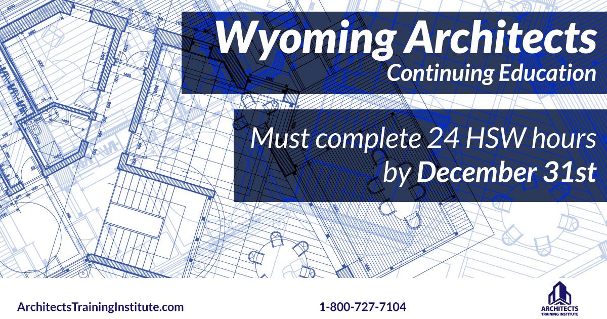 Wyoming Architect License Renewal FAQ