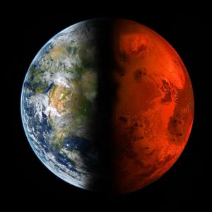 Earth-and-Mars